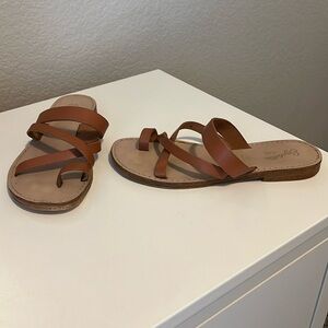 Seychelles Italian Sandals Brown 6.5